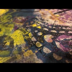 “Paisley Puke” long sleeve destroyed Tee.